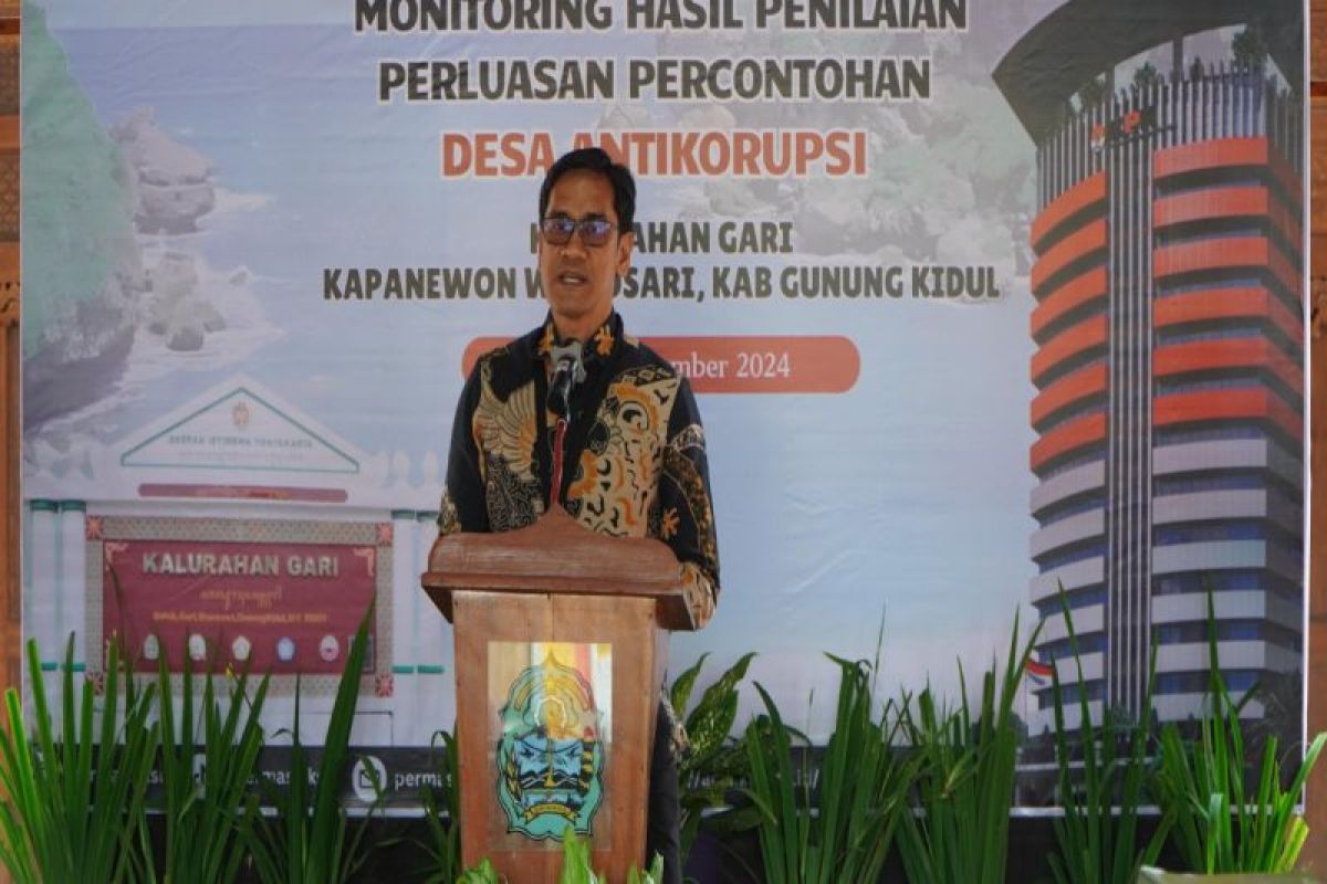 KPK monitoring program desa antikorupsi di Kalurahan Gari Gunungkidul