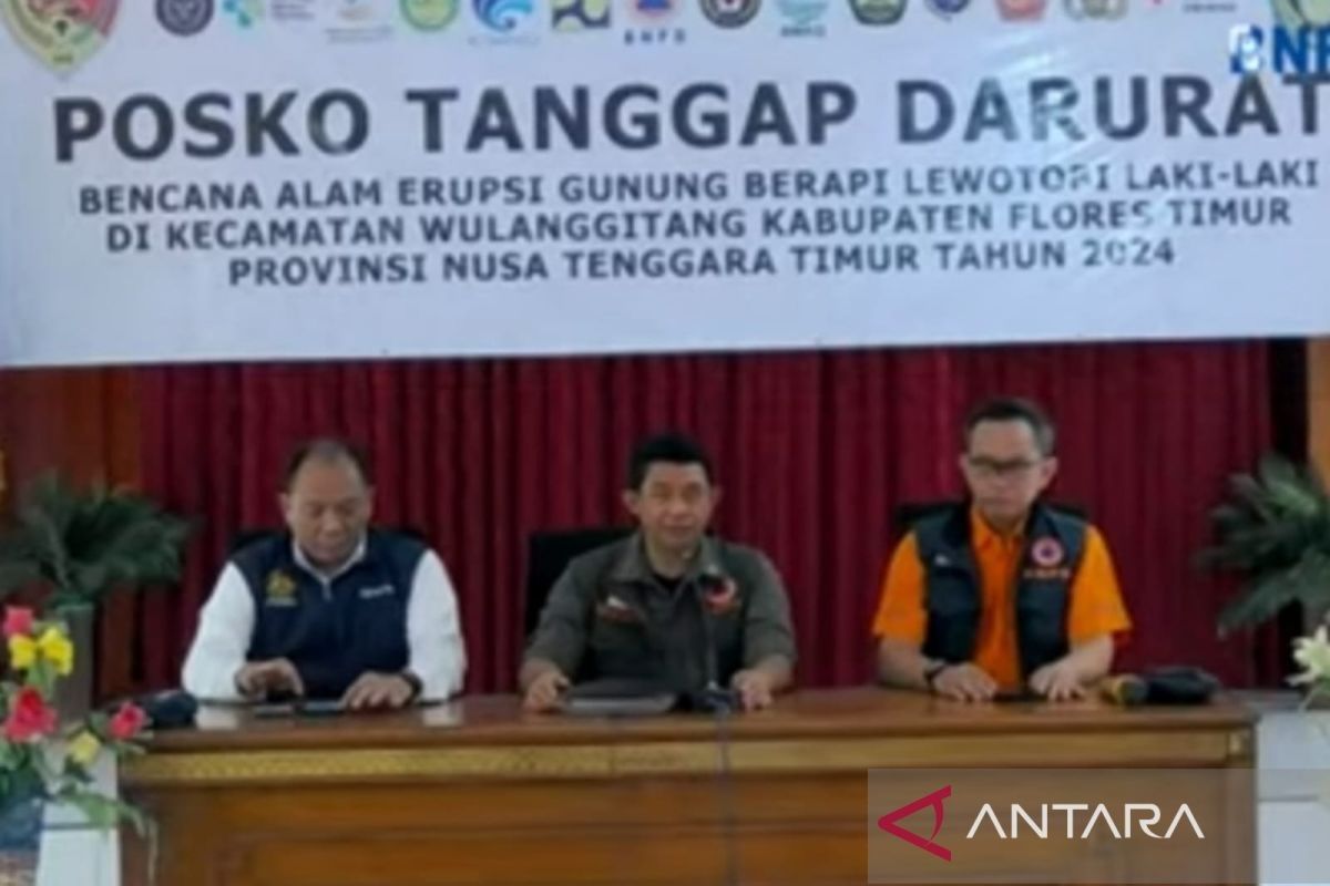 BNPB aktifkan sumur bor, pasok air bersih untuk korban erupsi Gunung Lewotobi