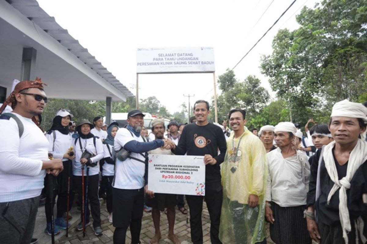 Pertamina Regional Jawa dukung kesehatan masyarakat Badui