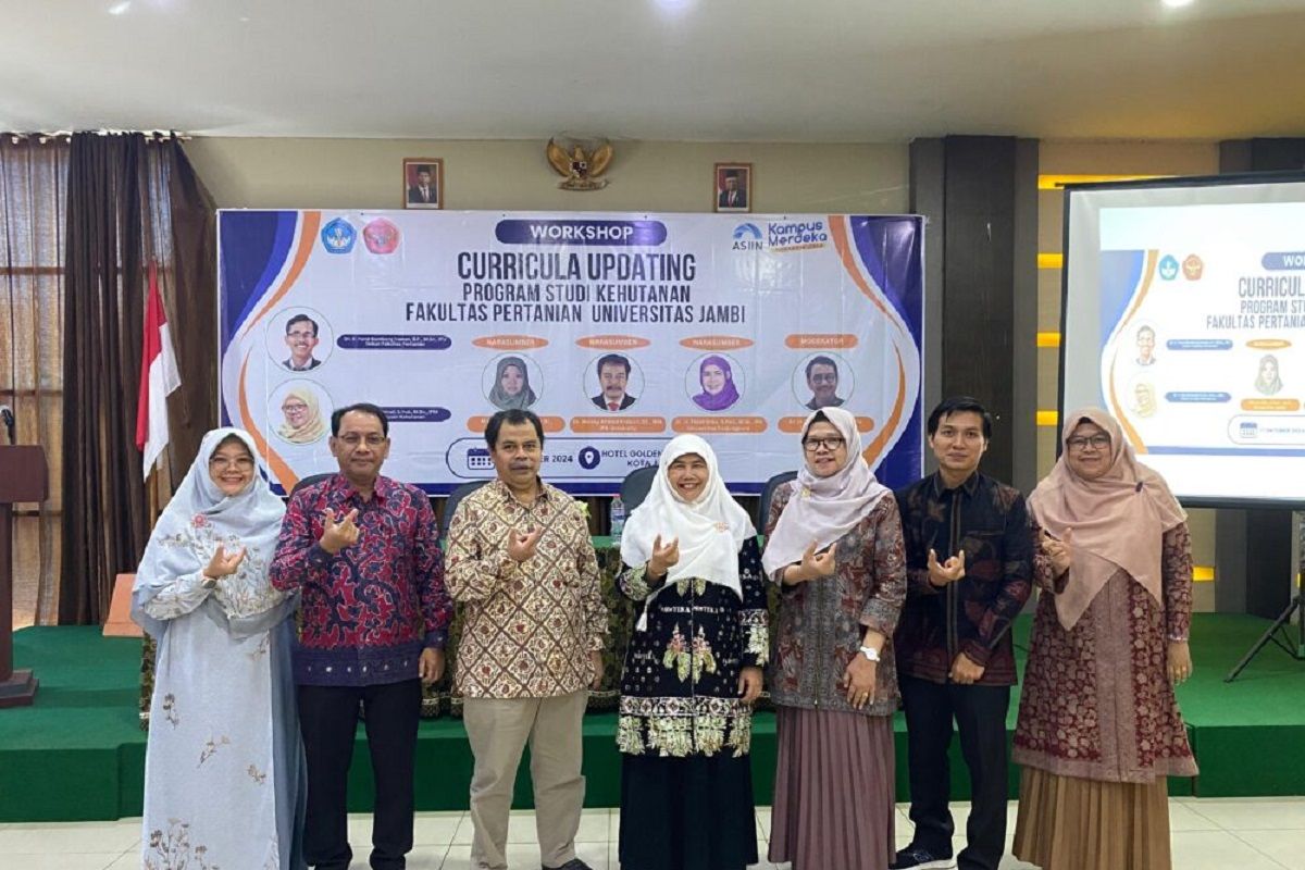 Prodi kehutanan Unja gelar workshop 'Curricula Updating'