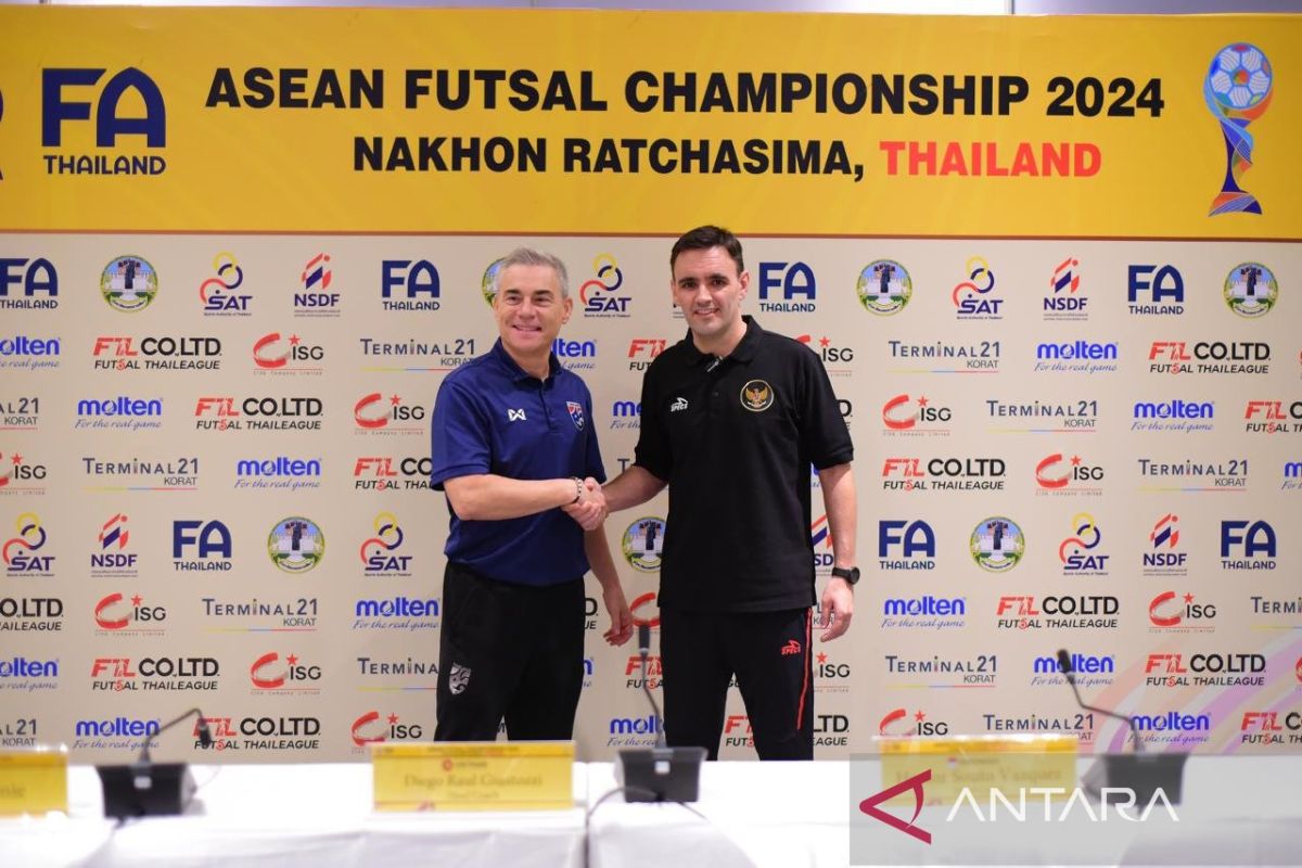 Piala AFF Futsal 2024 - Indonesia lawan Thailand di semifinal esok