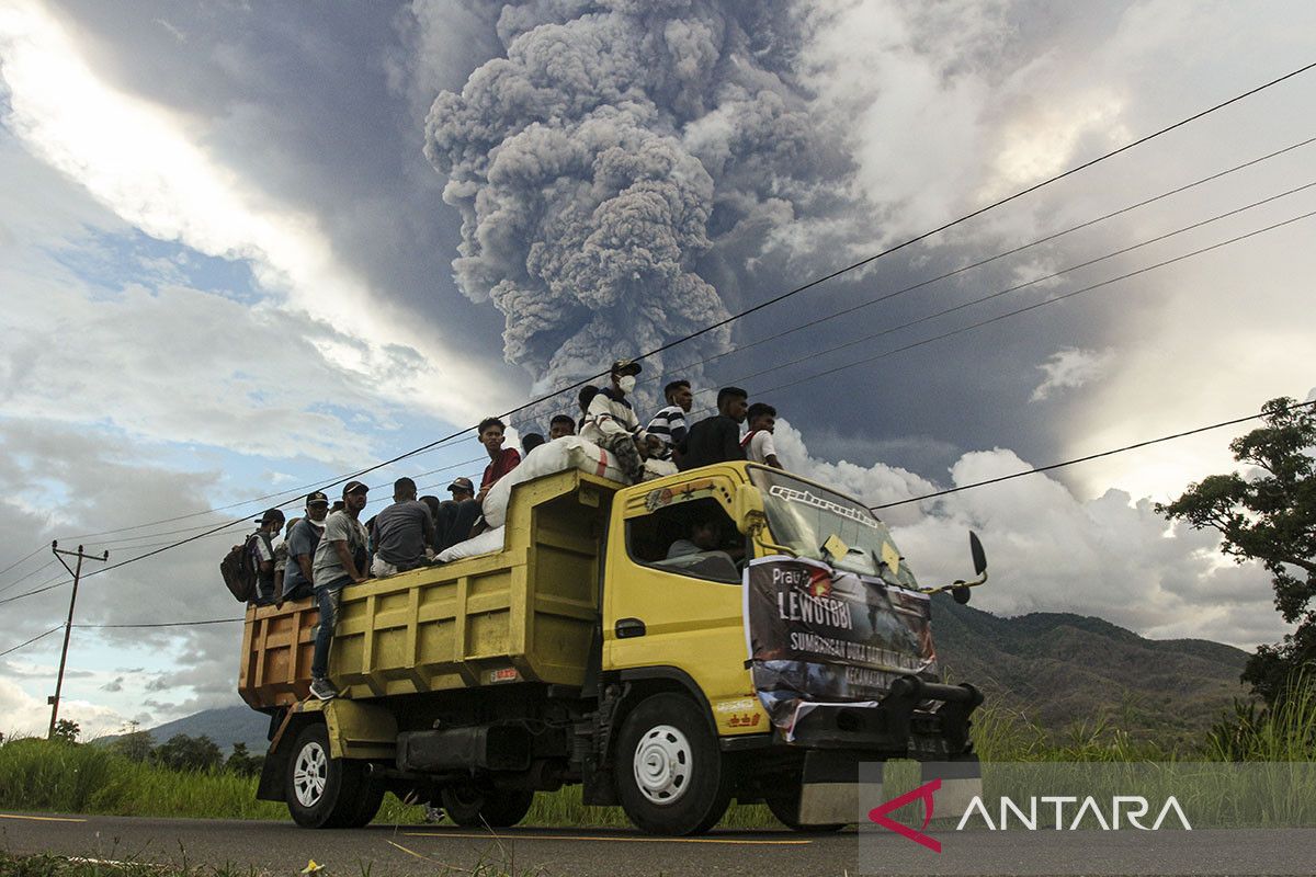 Erupsi Gunung Lewotobi Laki-laki