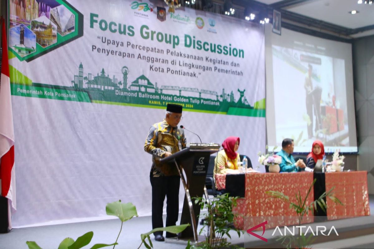 Pemerintah Kota Pontianak gelar FGD untuk percepat penyerapan anggaran 2024