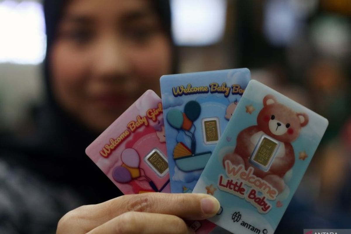 Emas Antam Jumat pagi naik tipis jadi Rp1,470 juta per gram