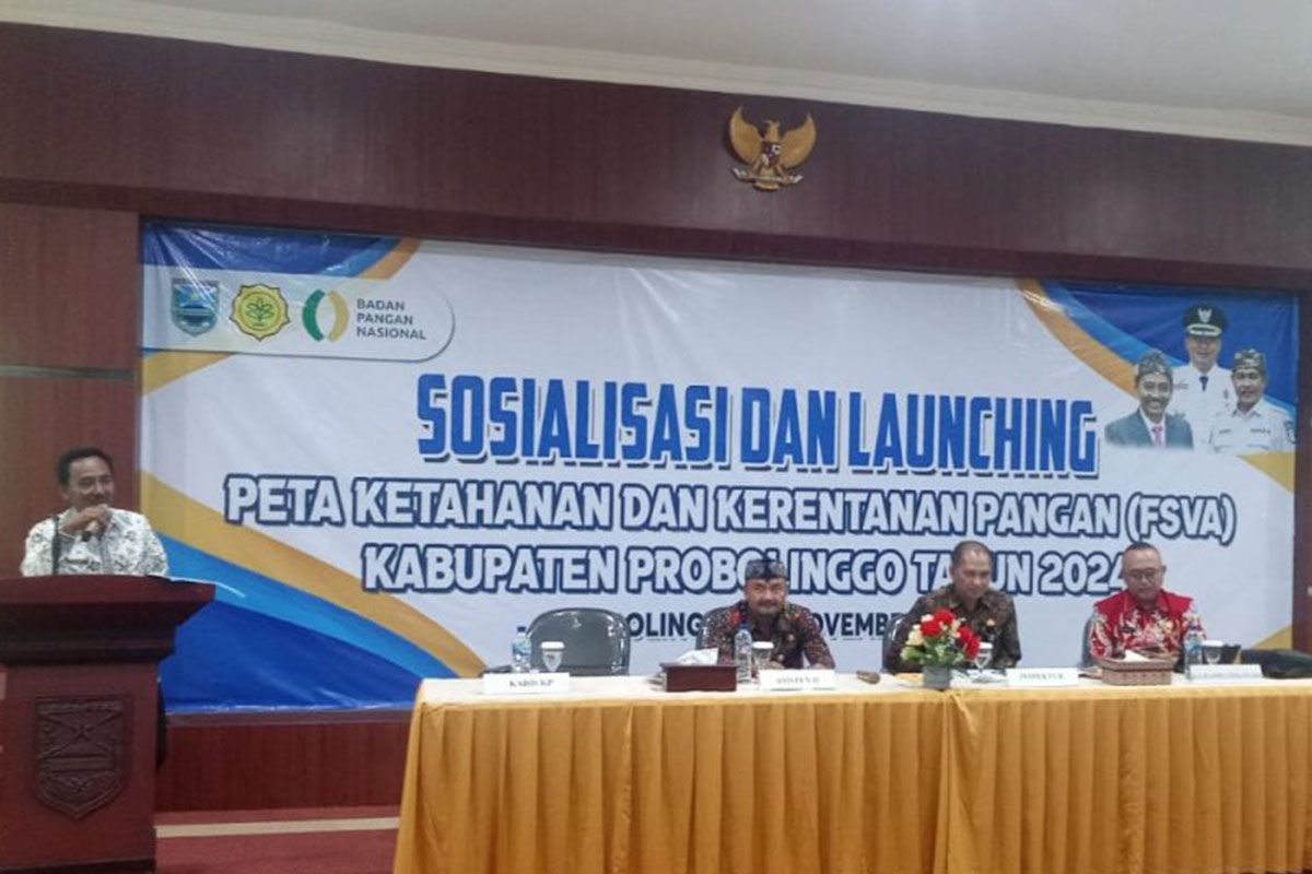 Pemkab Probolinggo luncurkan peta ketahanan dan kerentanan pangan