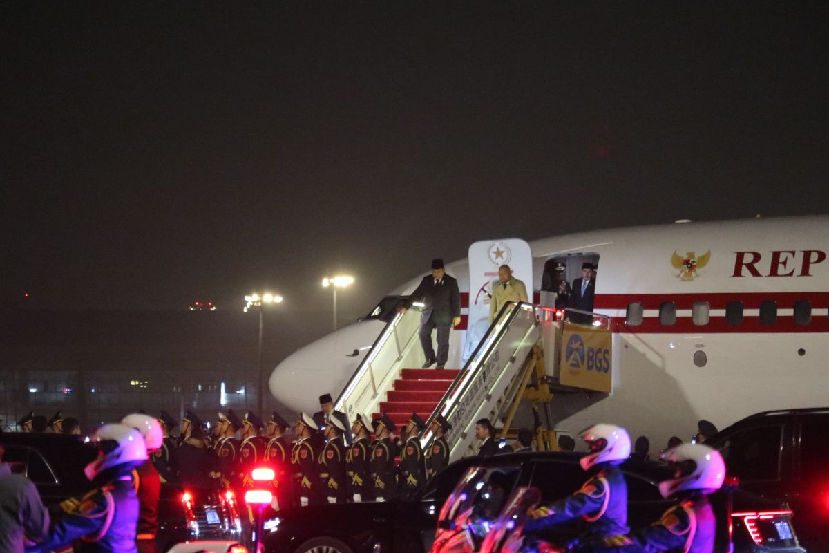 Indonesia's Prabowo lands in Beijing for first state visit