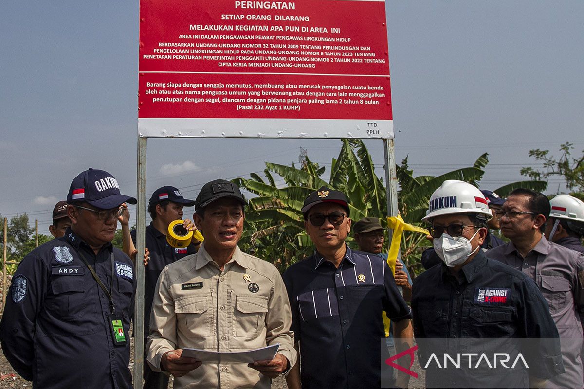 Sidak Menteri LH dan Mendes PDT di Kabupaten Serang