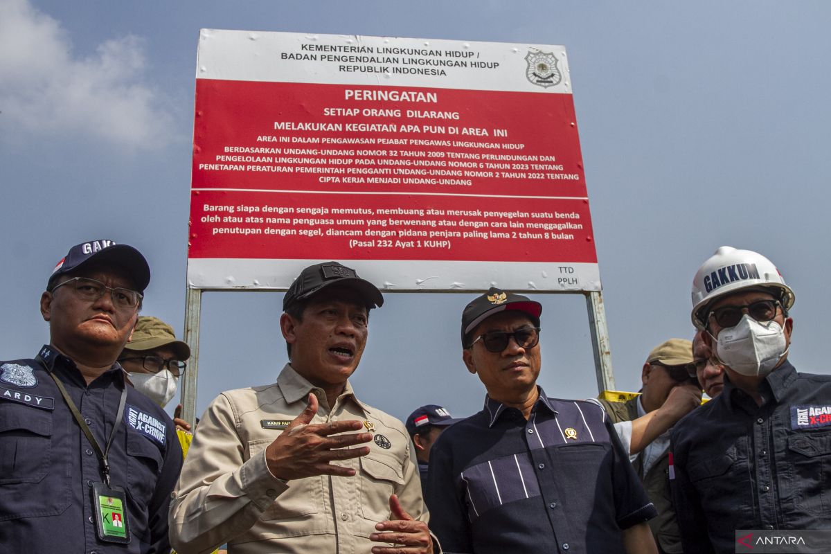 Banten kemarin, sidak menteri soal limbah industri hingga debat pilkada