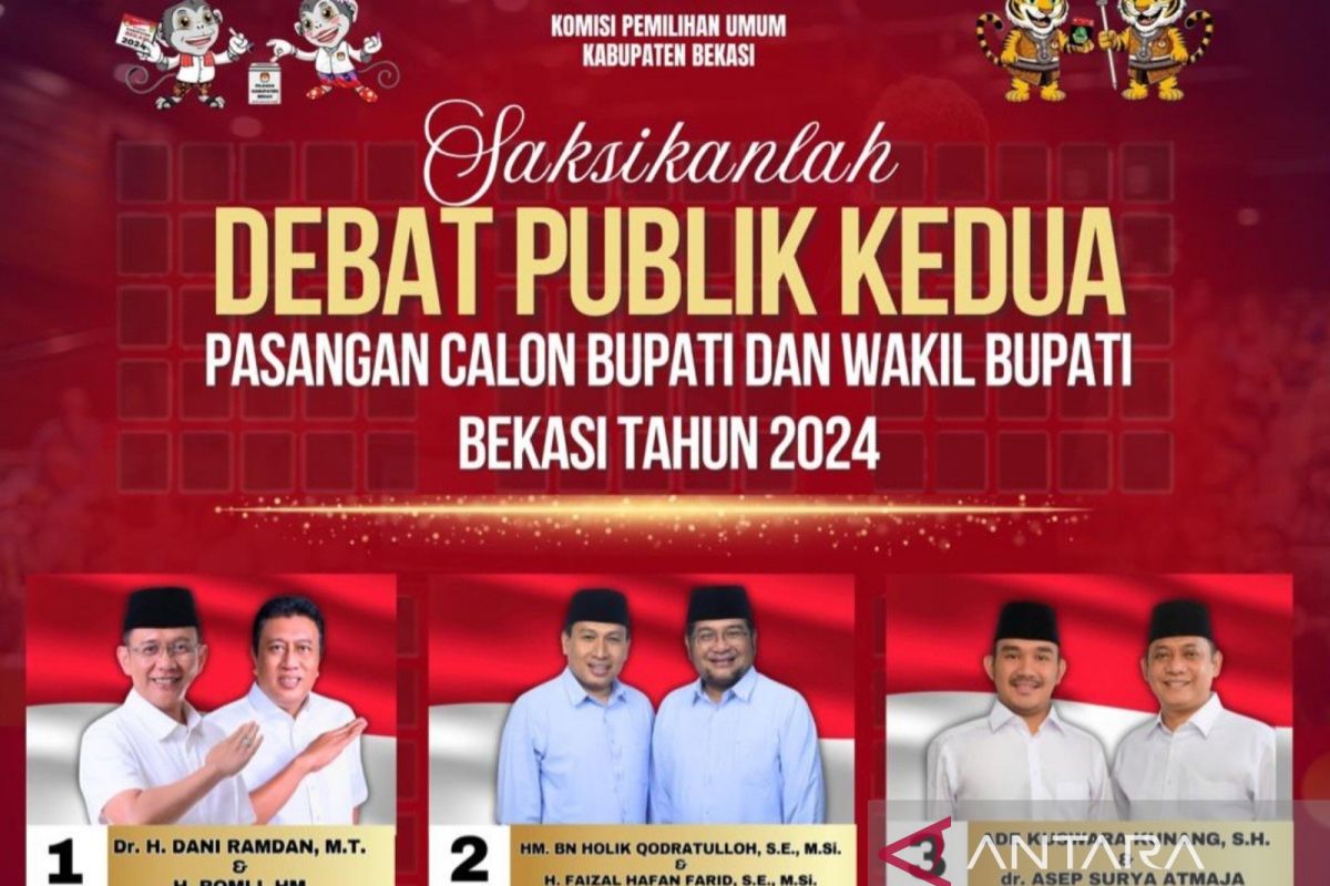 KPU Kabupaten Bekasi selenggarakan debat kedua Pilkada