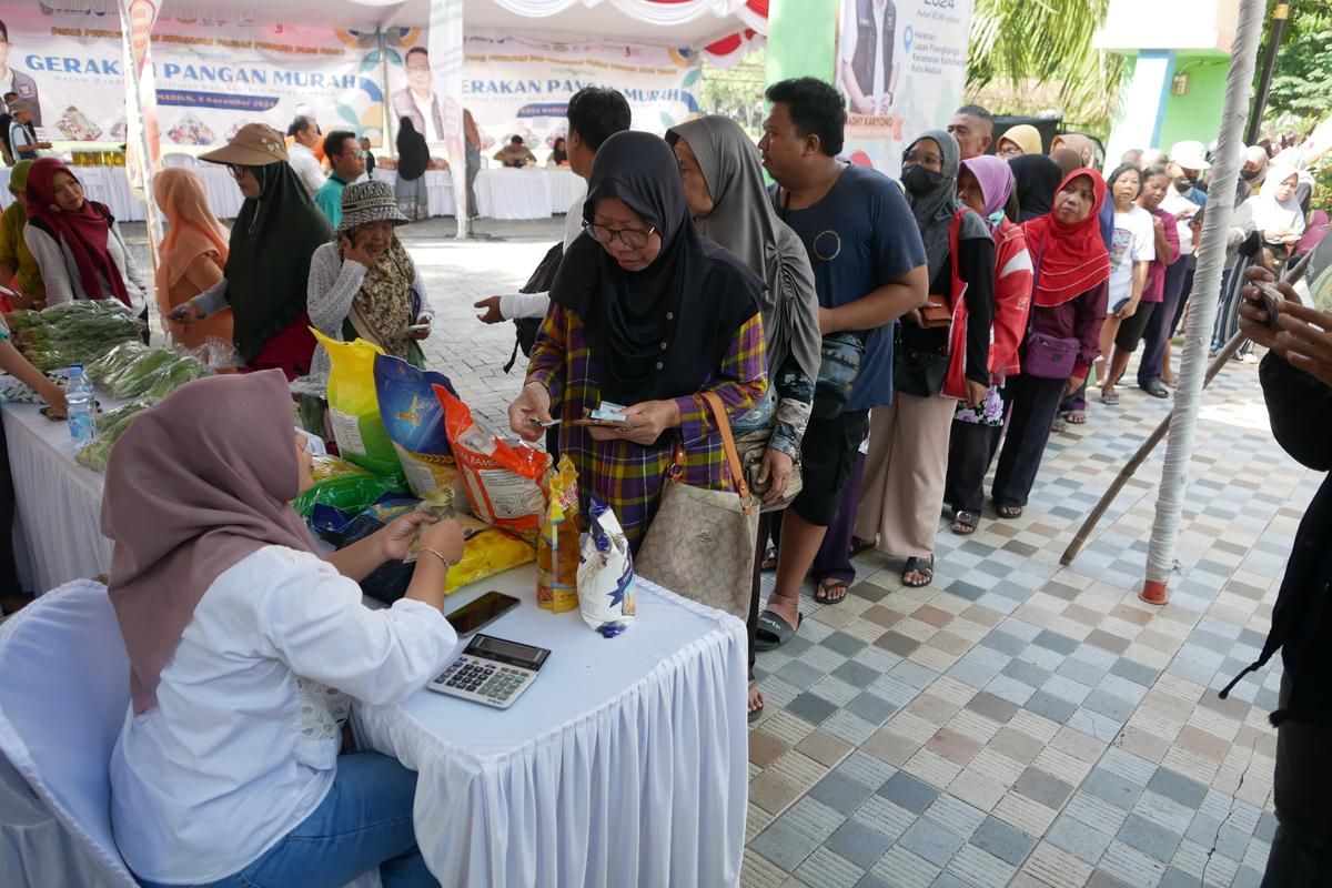 Pemprov Jatim gandeng Pemkot Madiun gelar gerakan pangan murah