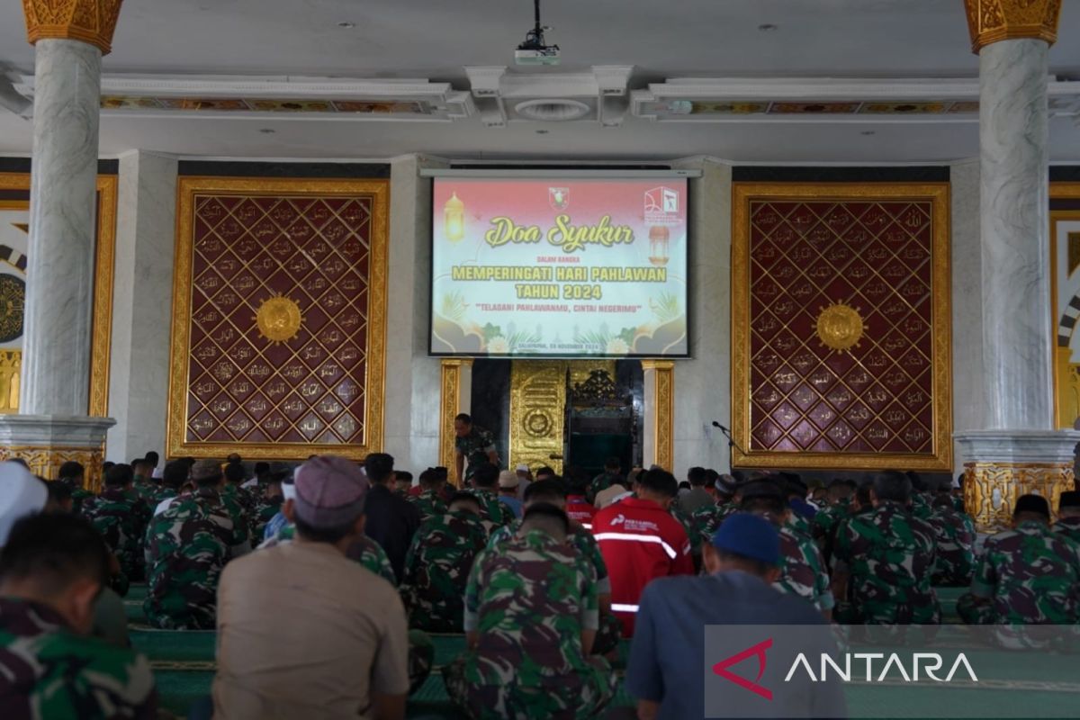 Kodam VI/Mulawarman gelar doa lintas agama peringati Hari Pahlawan