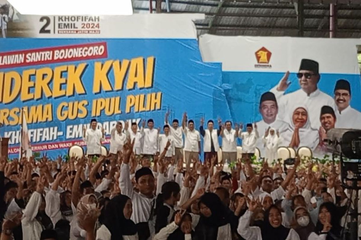 5.000 Relawan Gus Ipul Bojonegoro bergerak menangkan Khofifah-Emil