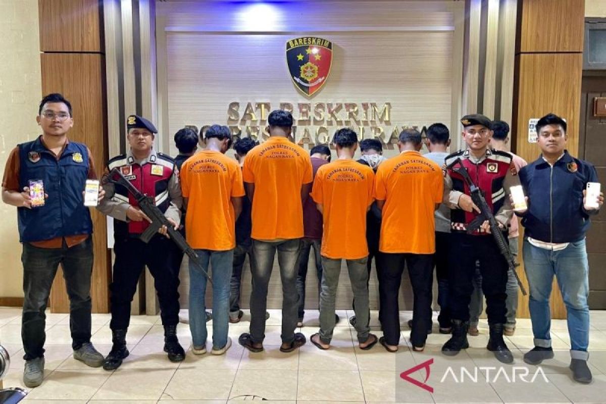 Polisi Nagan Raya Aceh tangkap 10 pelaku judi online