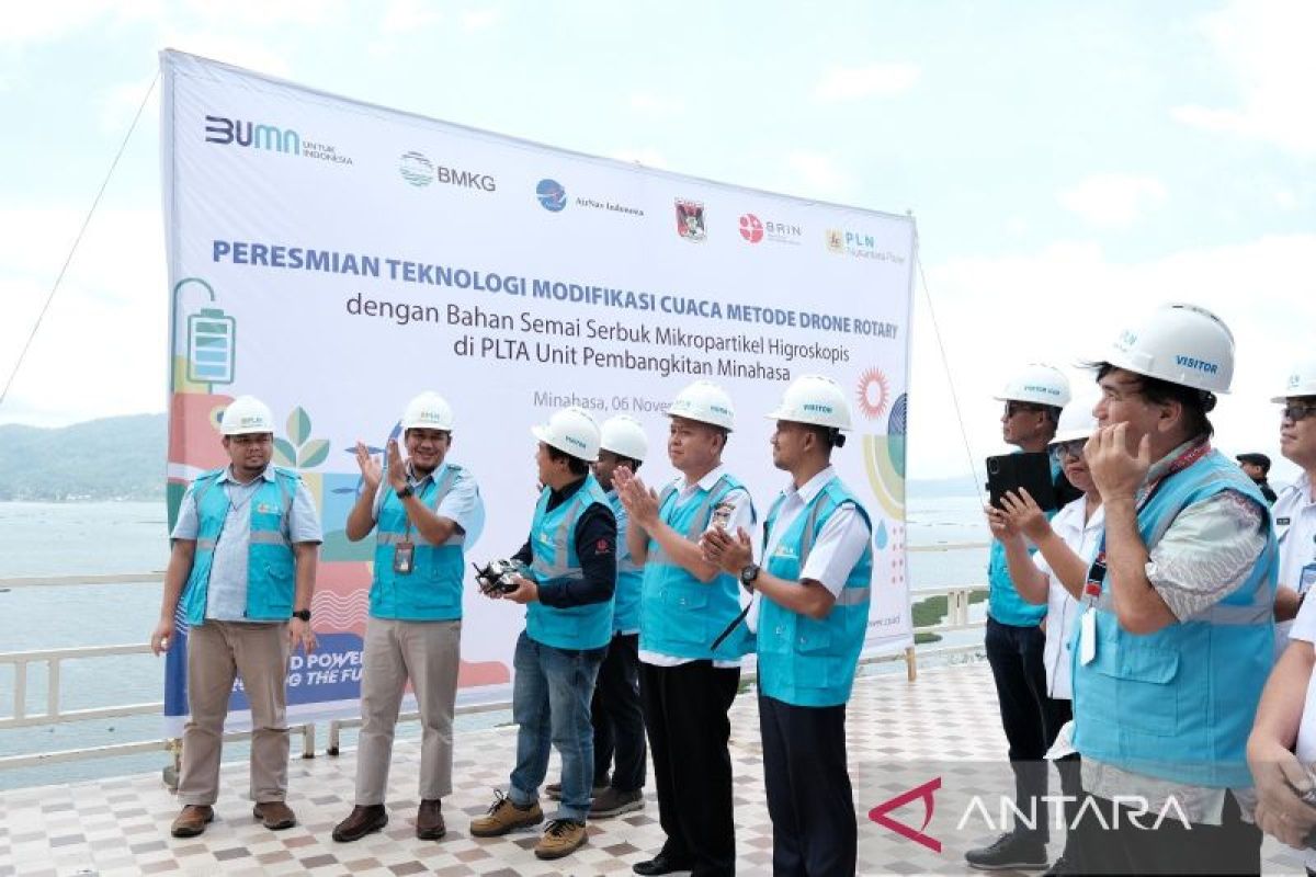 PLN gunakan teknologi modifikasi cuaca metode drone rotary