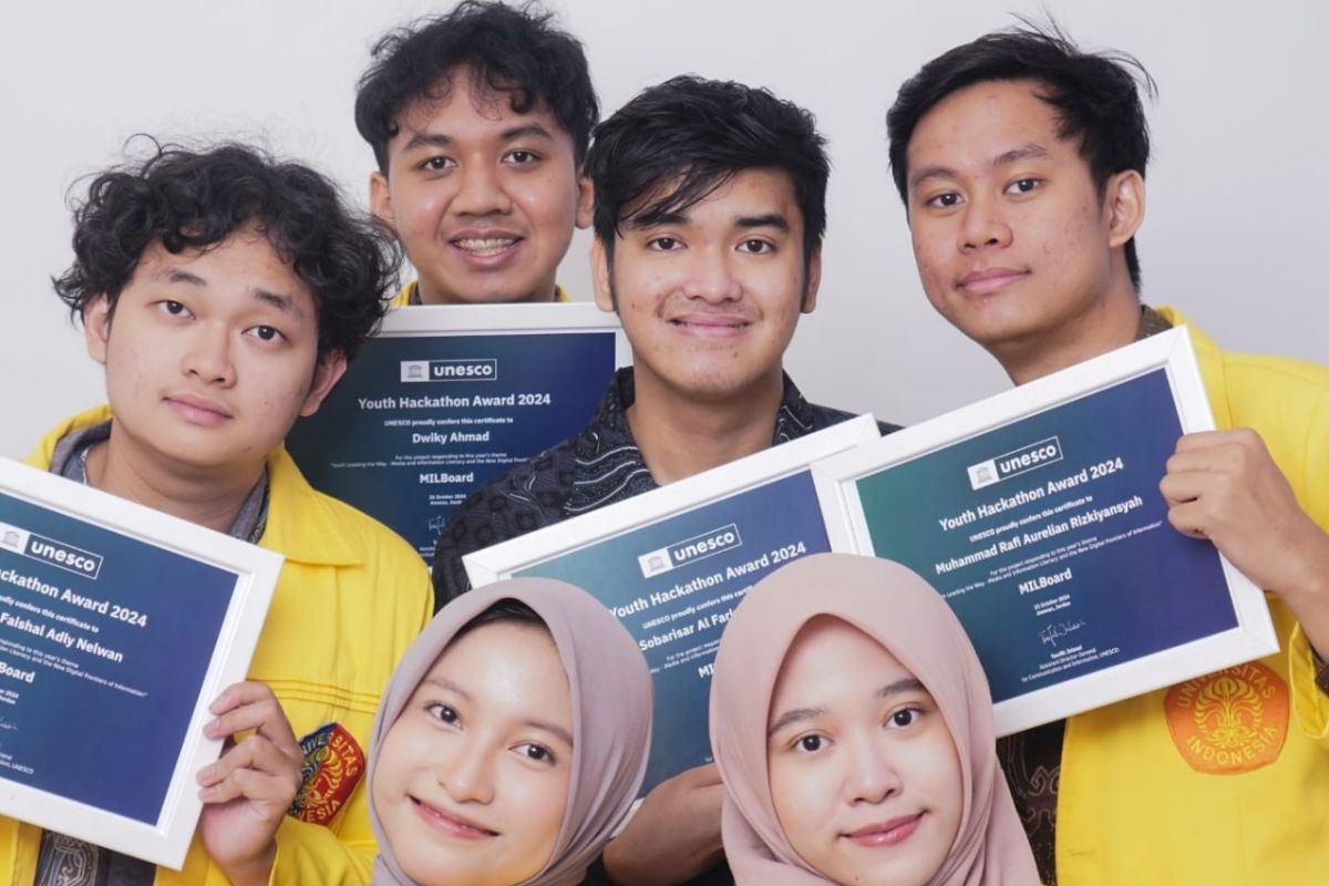 Mahasiswa UI jadi juara dunia di Unesco Youth Hackathon 2024