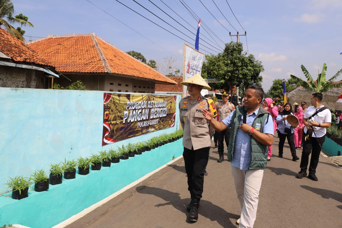 Polres Garut luncurkan program pemanfaatan pekarangan pangan bergizi