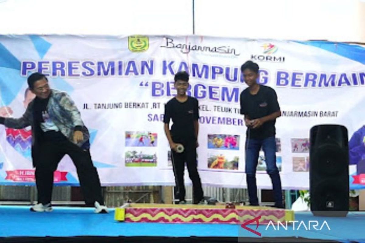 Banjarmasin resmikan kampung permainan tradisional ke-37