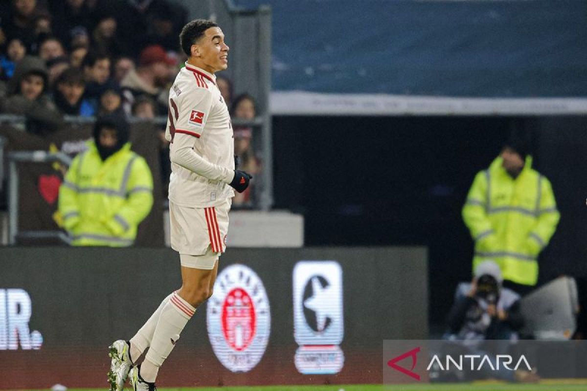 Jamal Musiala antar Bayern Muenchen taklukkan St. Pauli 1-0