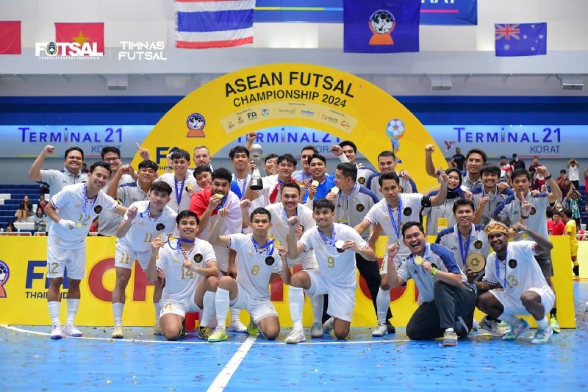 Indonesia juara Piala AFF Futsal 2024 kalahkan Vietnam 2-0