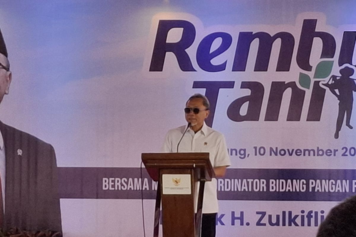 Menko Pangan: Jaringan irigasi tambahan segera dibangun di 2025