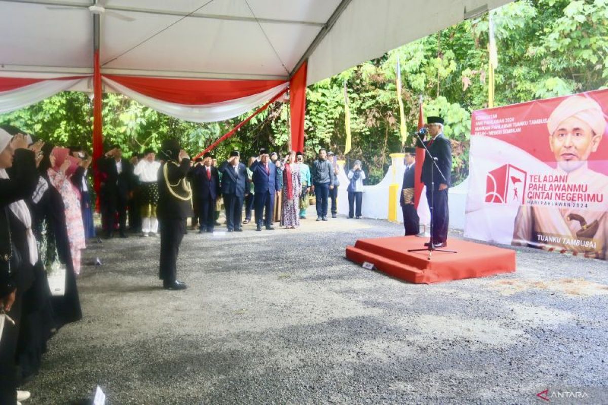 Dubes RI pimpin upacara di makam Pahlawan Tuanku Tambusai di Malaysia