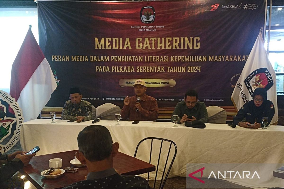 Gandeng Pers, KPU Kota Madiun dorong partisipasi pemilih pilkada