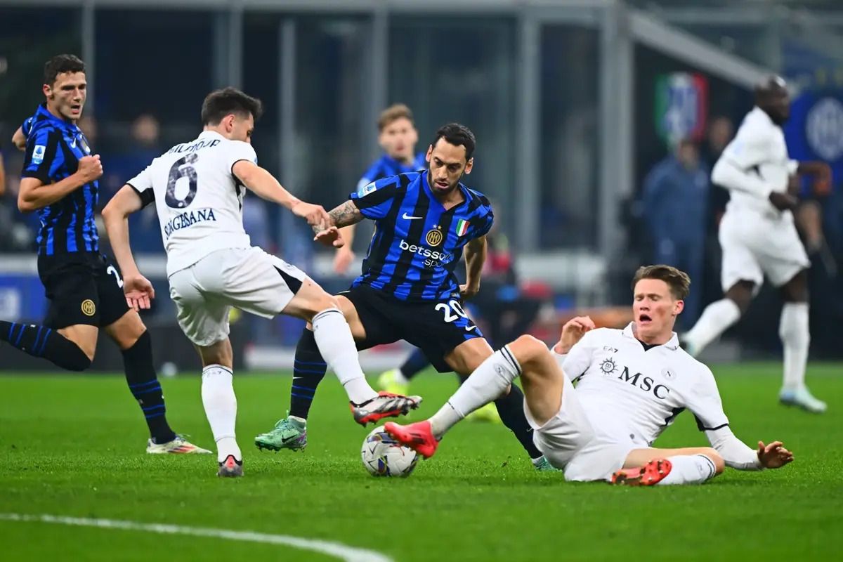 Inter Milan dan Napoli bermain imbang