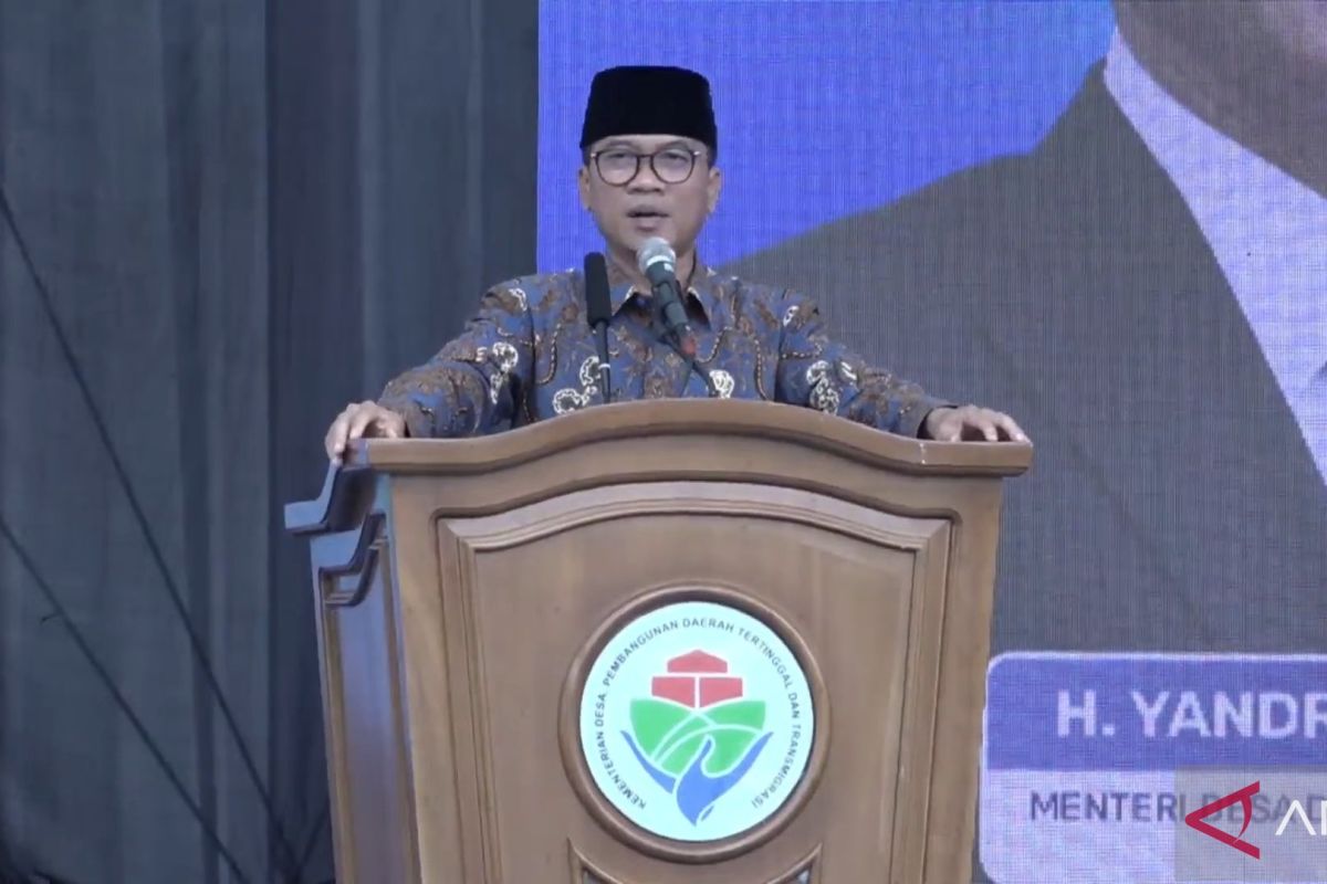 Mendes PDT minta desa jangan jadi penonton program makan siang bergizi