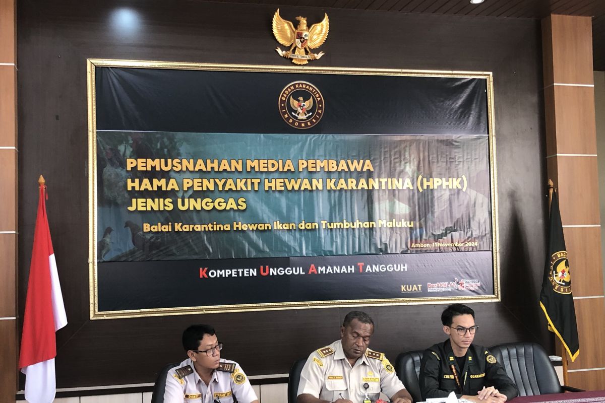 BKHIT Maluku edukasi prosedur pengiriman hewan-tumbuhan sesuai UU ke masyarakat