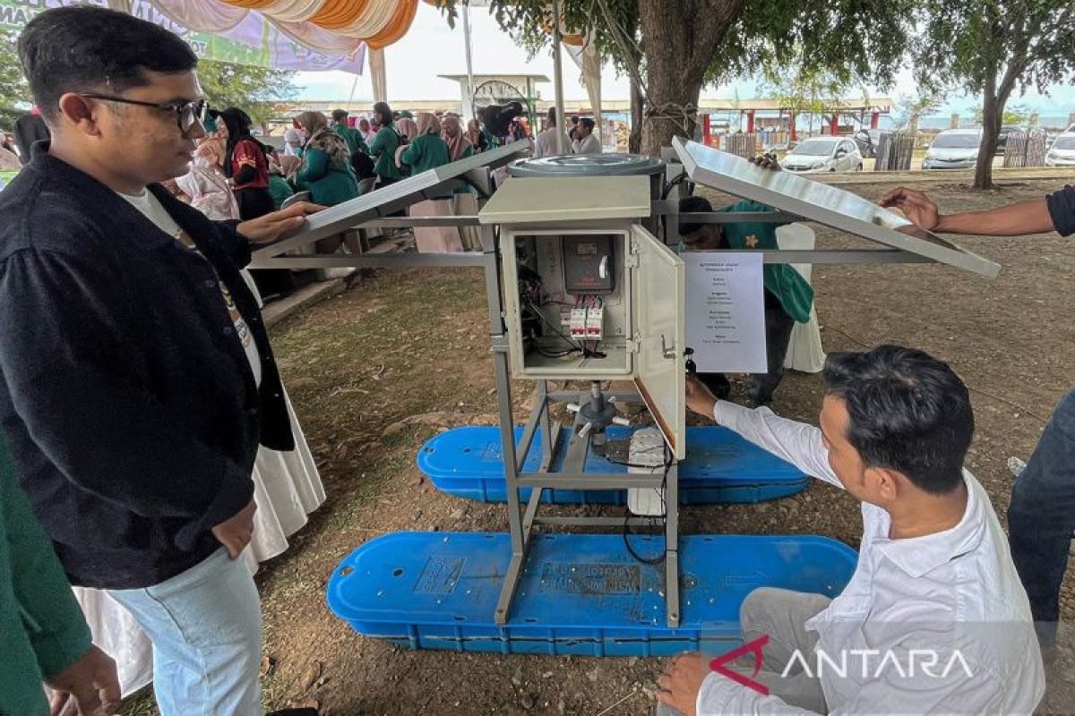 Dosen USK ciptakan alat pemberian pakan udang berbasis tenaga surya