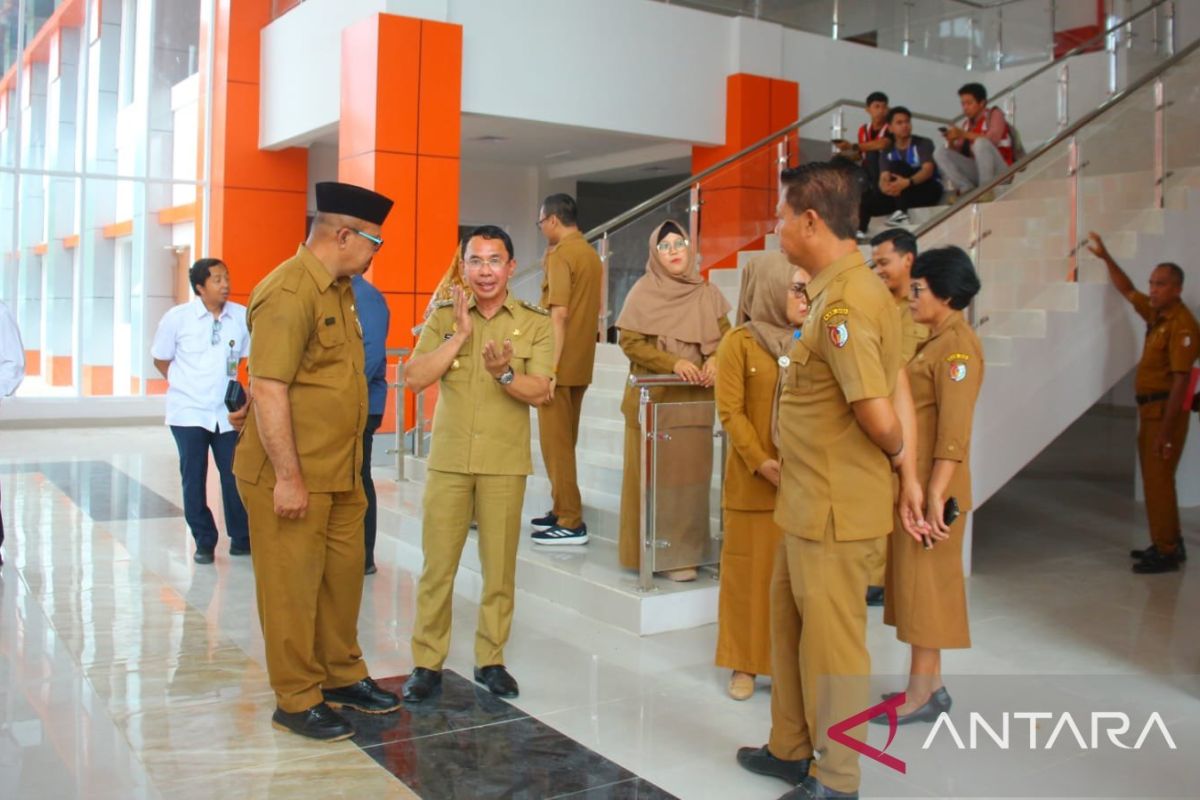 Rekonstruksi gedung kantor bupati rampung dikerjakan