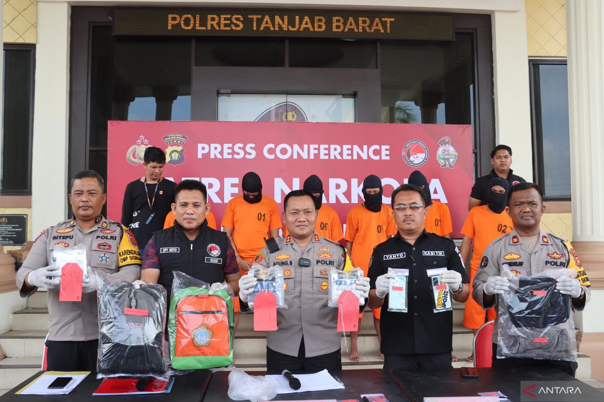 Polres Tanjabbar gagalkan penyeludupan sabu 3 kg melalui jalur laut sindikat internasional