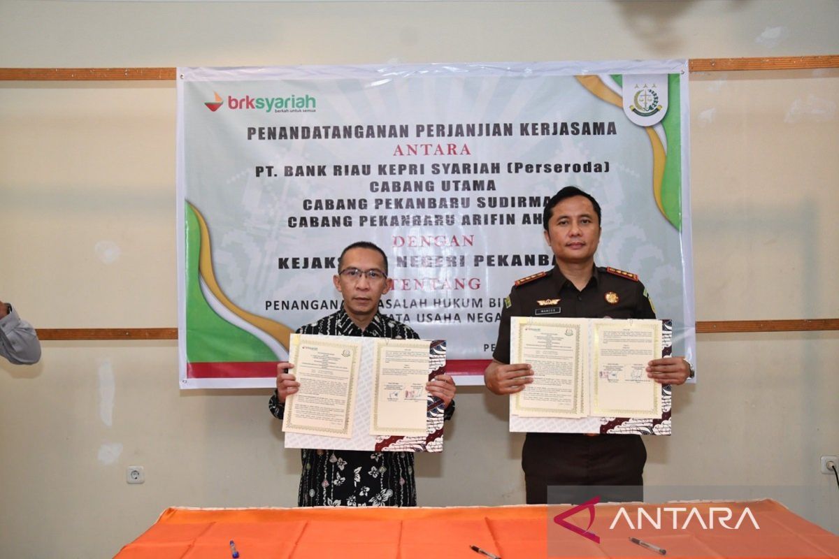 BRK Syariah jalin kerjasama dengan Kejari Pekanbaru