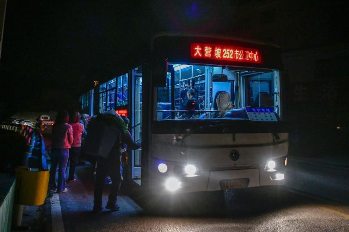 Jalur bus khusus permudah penjualan produk pertanian China barat daya