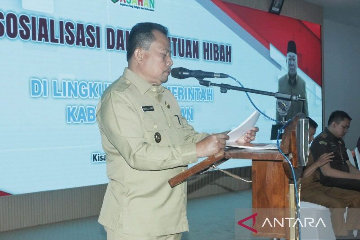 Ratusan peserta Ikuti sosialisasi dana bantuan hibah Pemkab Asahan