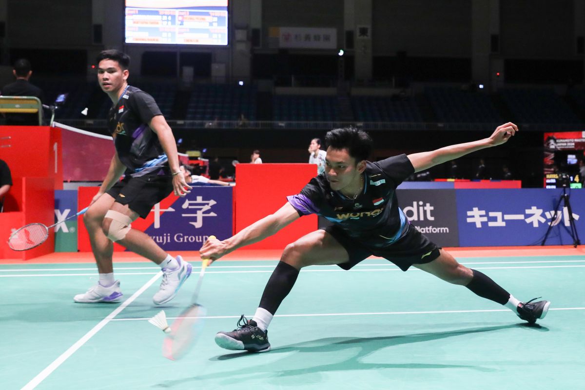 Fikri/Daniel atasi ketegangan untuk maju ke 16 besar Kumamoto Masters