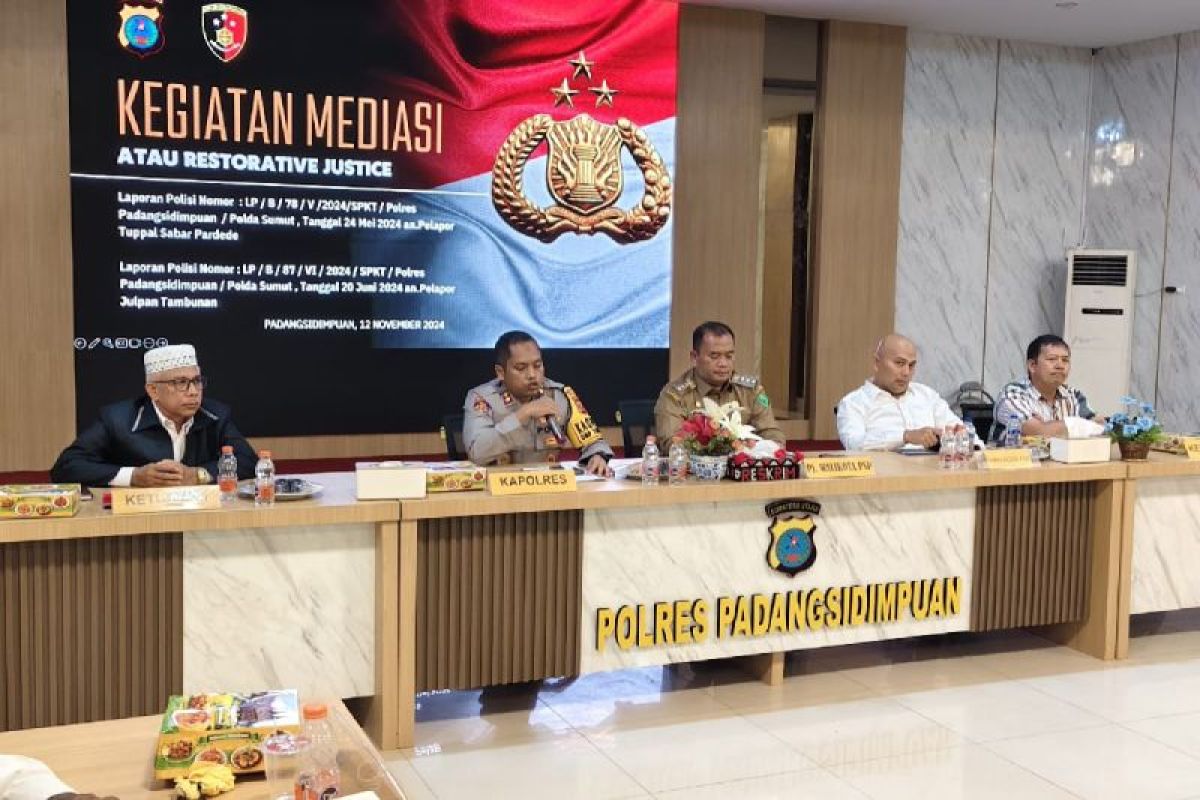 Polisi: Kasus remaja ditetapkan tersangka di Padangsidimpuan damai