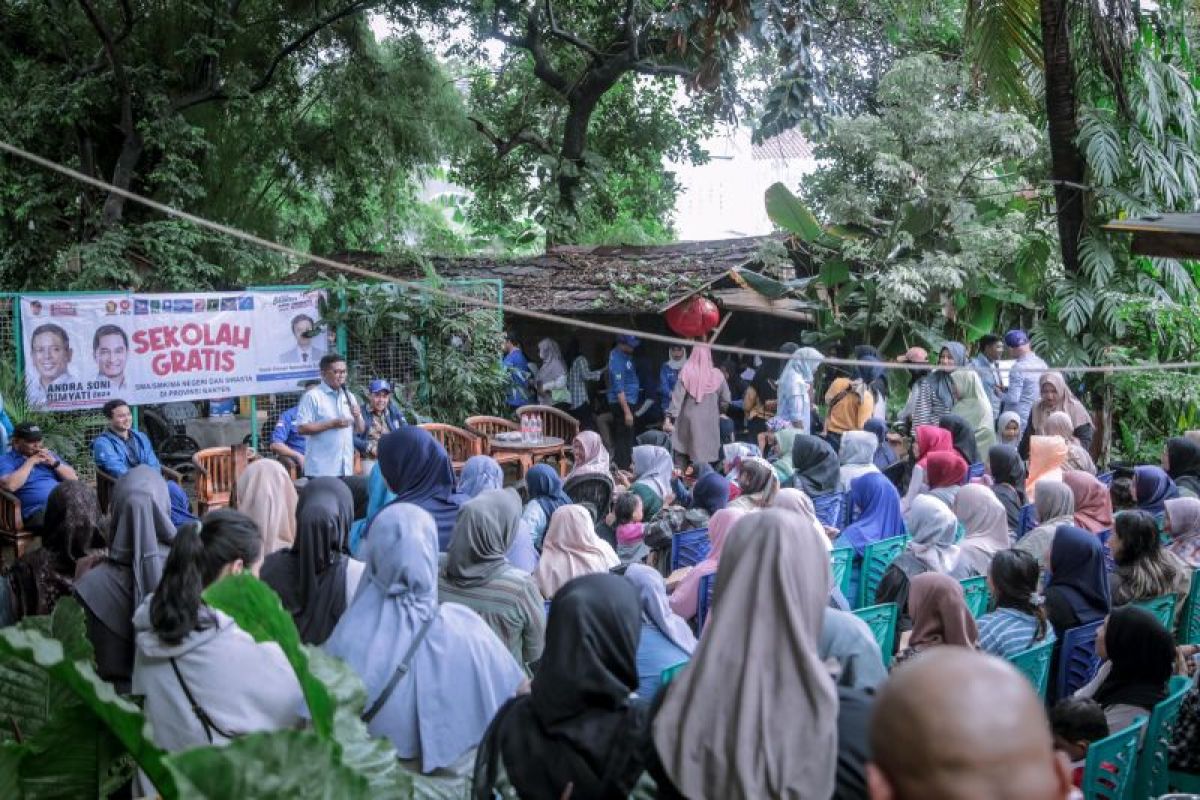 Andra Soni yakini sekolah gratis solusi atasi kemiskinan di Banten