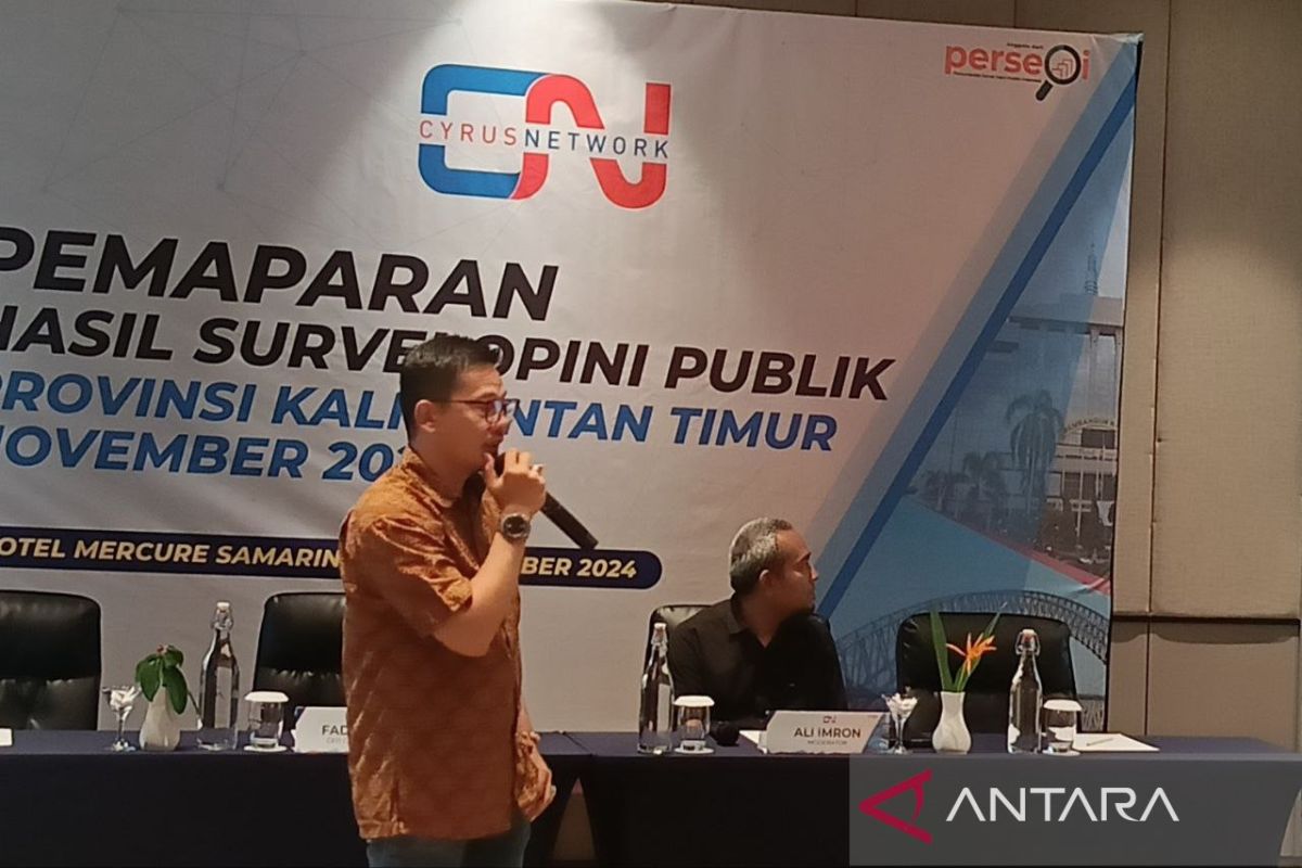 Survei Cyrus Network: pasangan Isran-Hadi pupuler, Rudy-Seno disukai