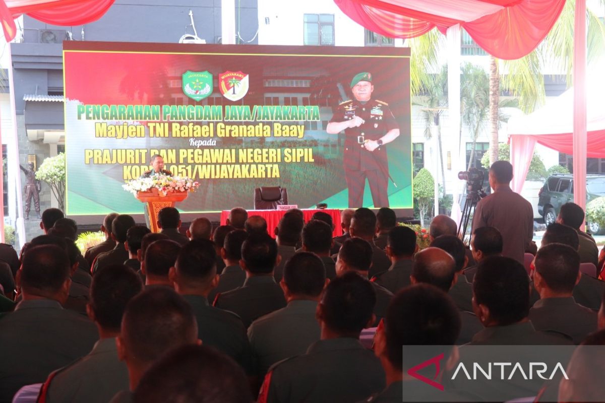 Pangdam Jaya berikan pengarahan prajurit Korem 051/Wijayakarta