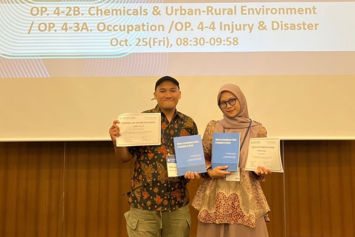 Dua mahasiswa UI berhasil raih penghargaan konferensi internasional di Korsel