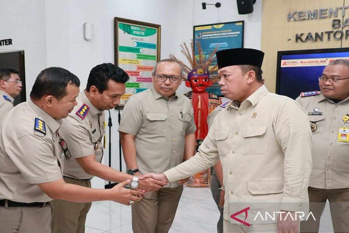 Menteri Nusron kuatkan sistem dan kapasitas SDM