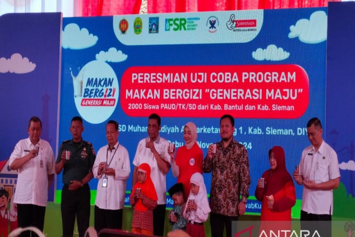 Kabupaten/kota di DIY diminta sukseskan program Makan Bergizi "Generasi Maju"