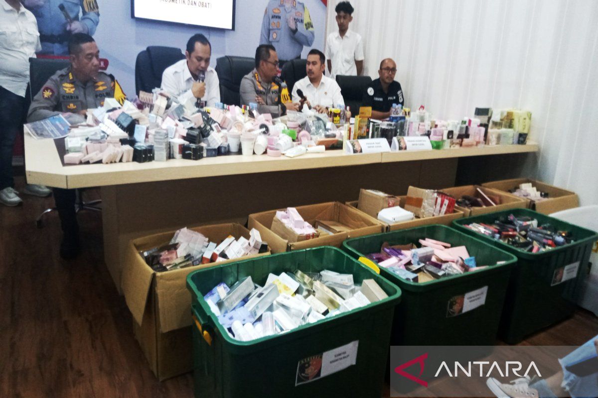 Polresta Banjarmasin ungkap peredaran kosmetik dan obat ilegal