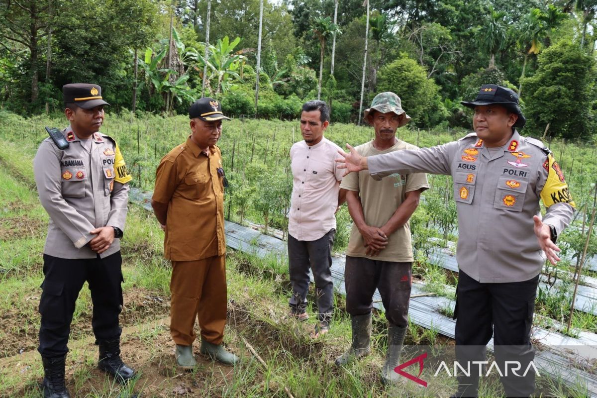 Kapolres Abdya dorong ketahanan pangan lewat program pekarangan bergizi