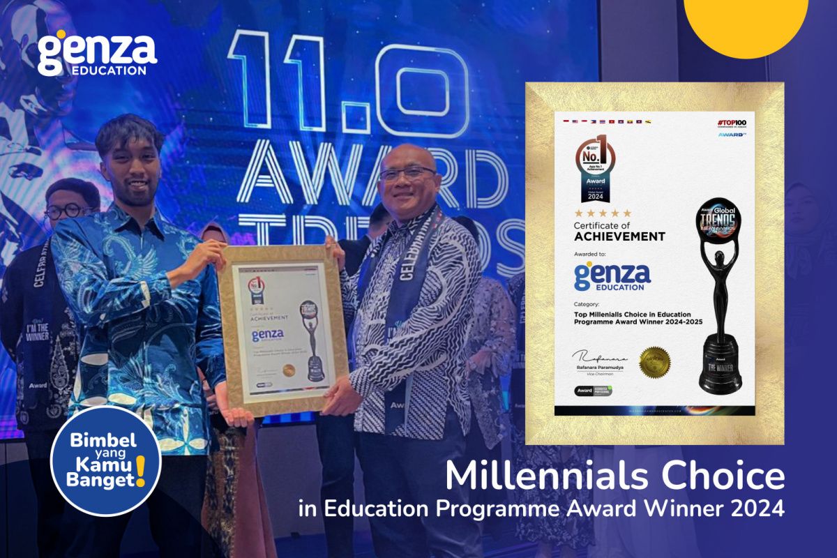 Dinobatkan sebagai "Millennials Choice in Education Programme Award Winner 2024", Genza Education menjadi daya tarik kalangan milenial