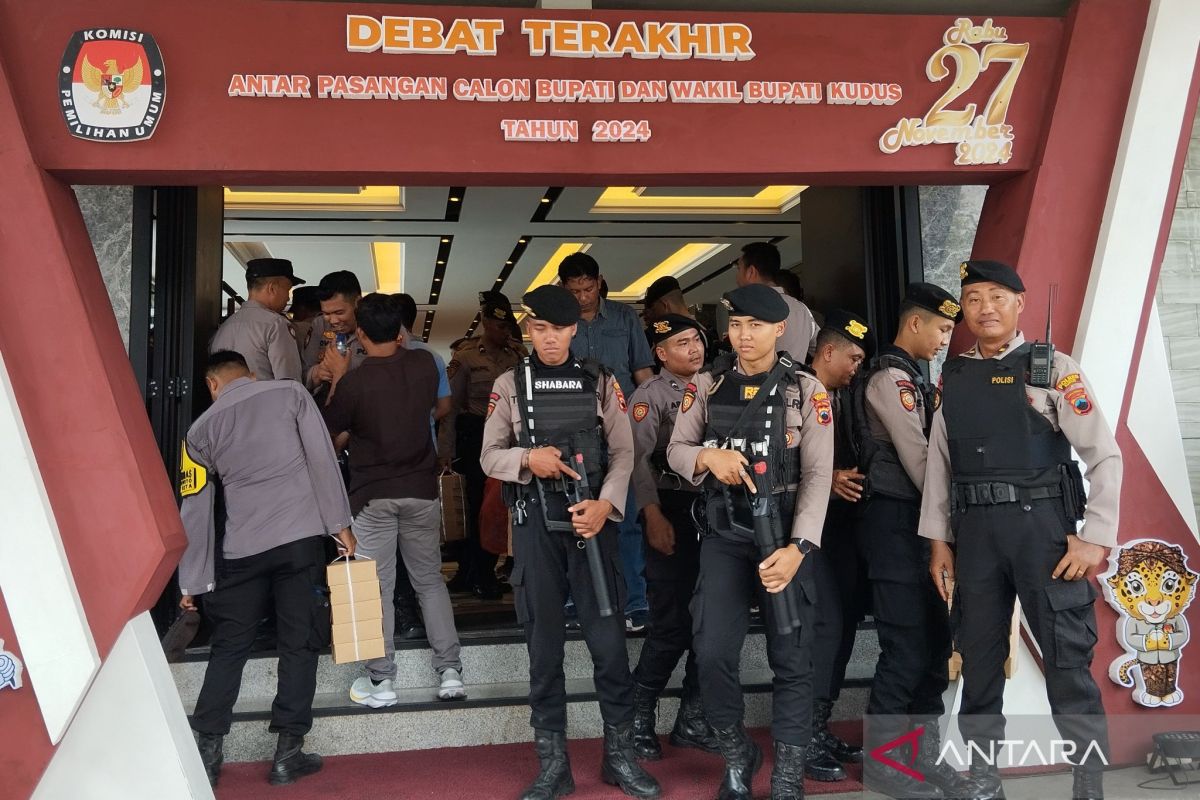 Polisi siagakan 265  personel amankan debat paslon pada Pilkada Kudus