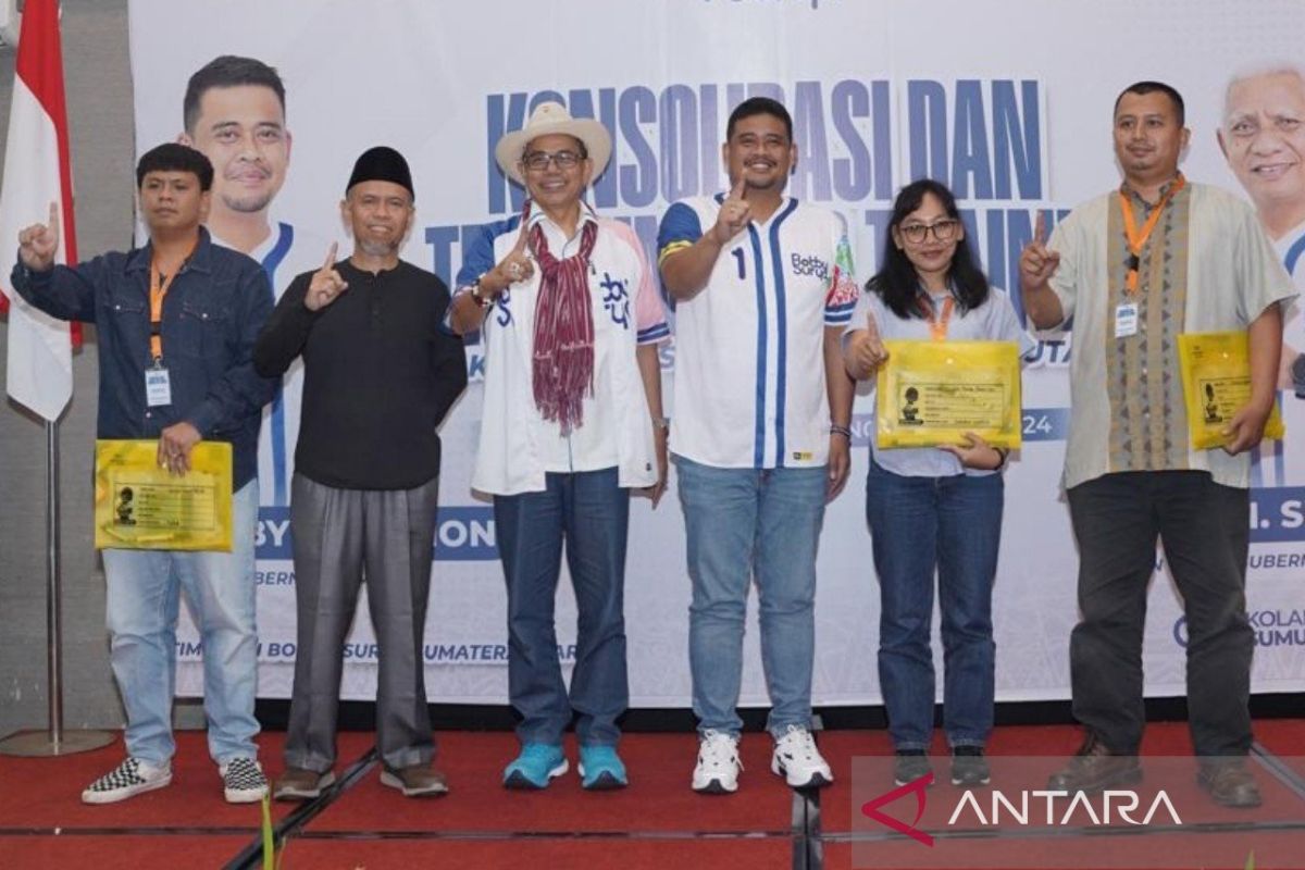 Hasil survei unggul, Bobby minta saksi jaga dan kawal suara Bobby-Surya di TPS