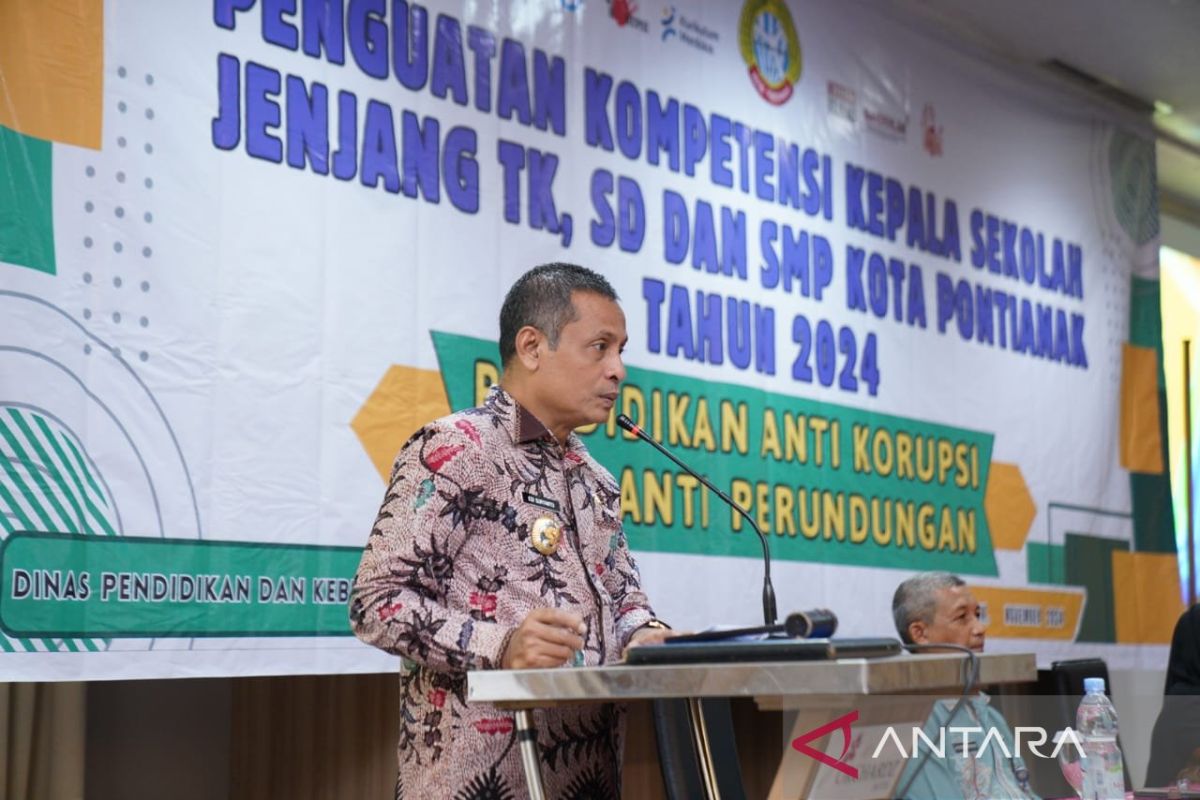 Pemkot Pontianak kuatkan kompetensi kepala sekolah atas antikorupsi