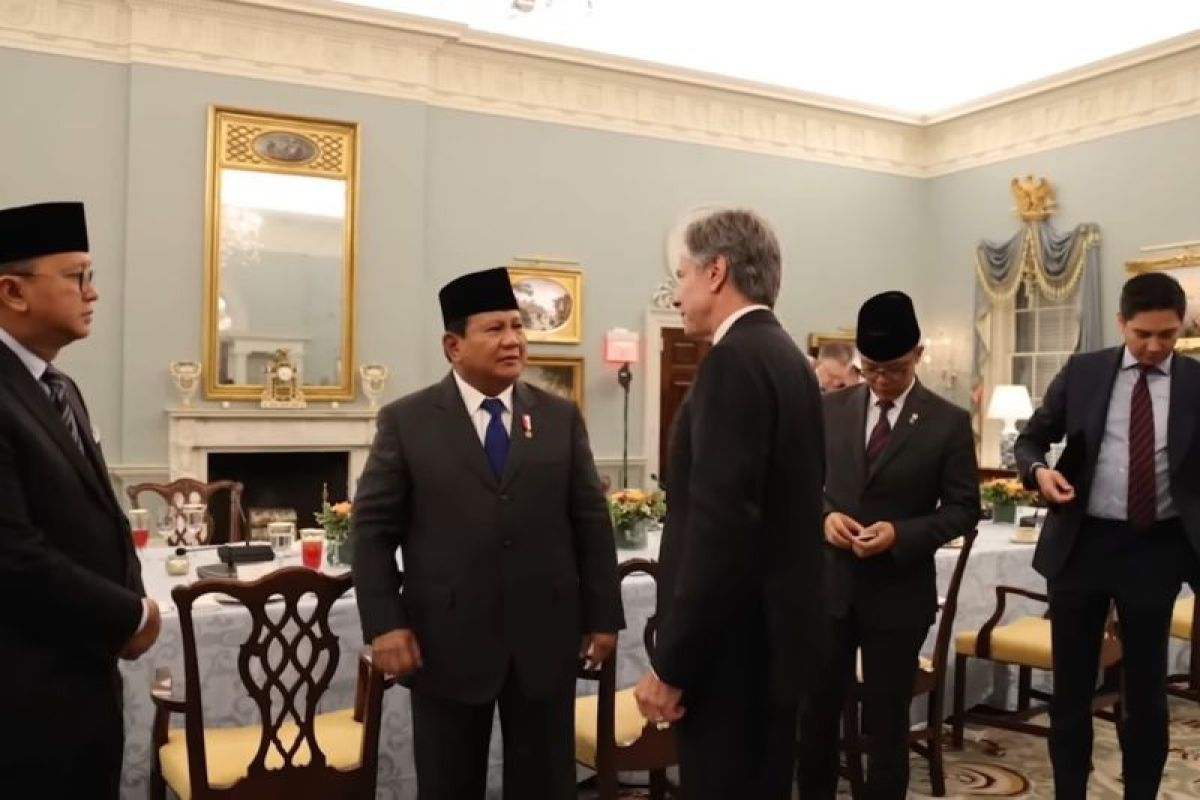 Prabowo questions Blinken on handling of Palestine conflict